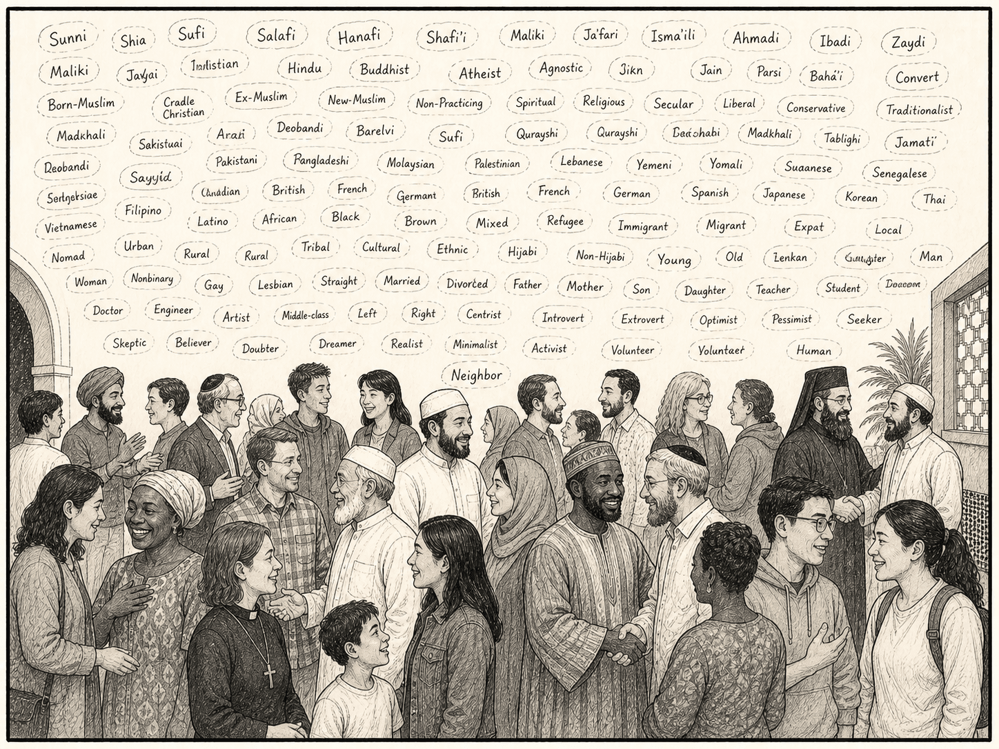 Visualization from Who is a Muslim?